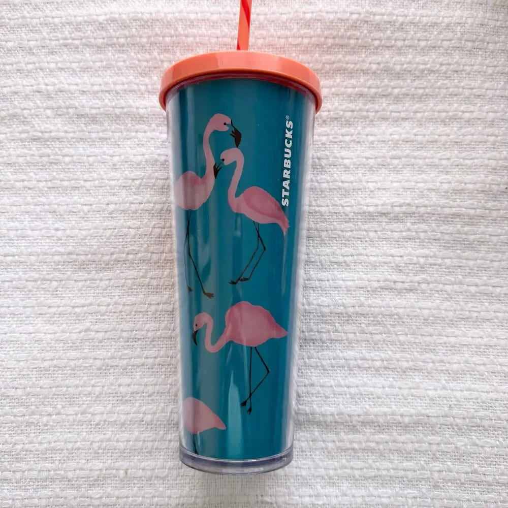 Starbucks Florida Flamingo 24 oz. Cold Beverage Tumbler